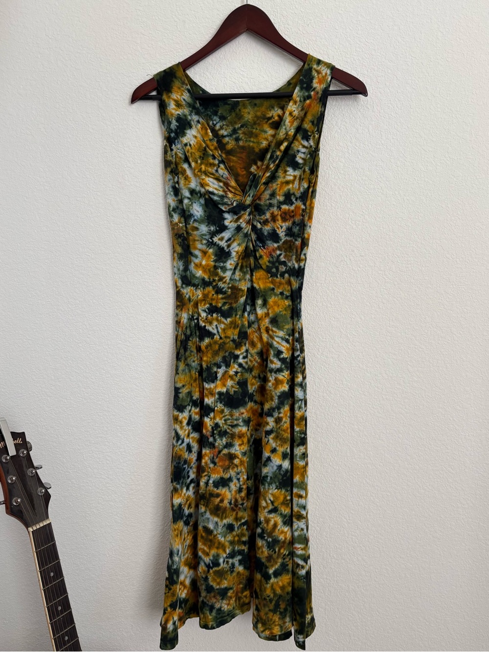 Women’s Sleeveless Tie-Dye Maxi Dress - Size Small